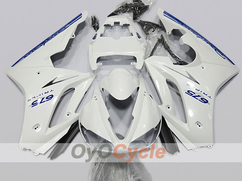 Carenado completo moldeado por inyección para Triumph Daytona 66709-12 675 - Blanco - Estilo de fábrica #OYO87904574 Imagen principal del producto