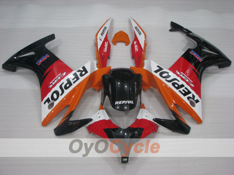 Kit de carenado por inyección para CBR500R 13-15 - Rojo, Naranja, Negro - Repsol #OYO87904581 Imagen secundaria del producto