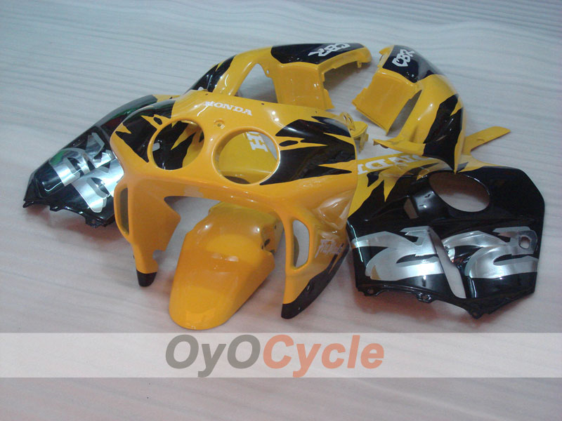 Carenado de inyección para CBR250RR 90-94 - Amarillo, Negro - Estilo de fábrica #OYO87904758 Imagen secundaria del producto