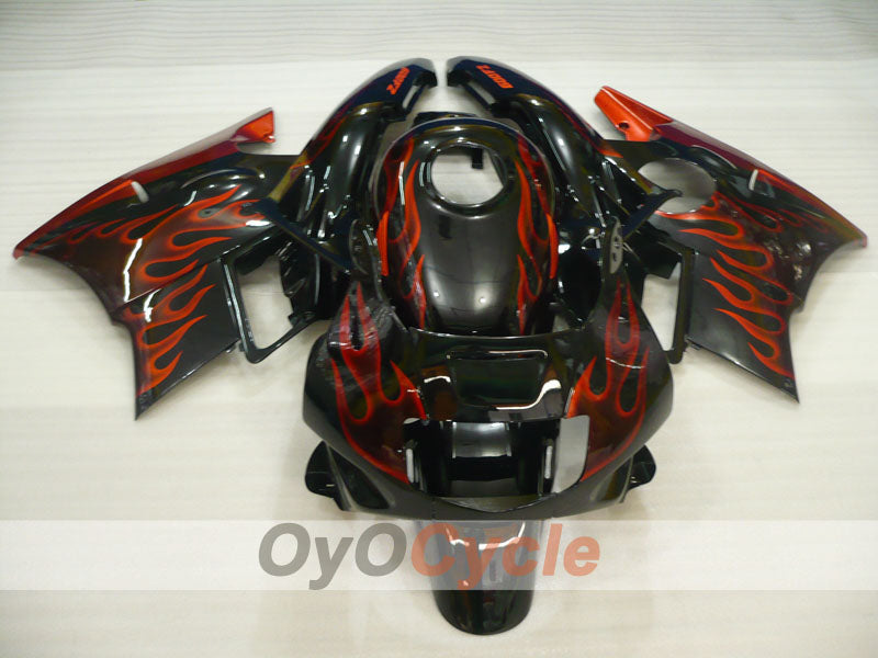 Kit de carenado para Honda CBR600 F2 91-94 - Rojo, Negro - Llama #OYO87904763 Imagen secundaria del producto