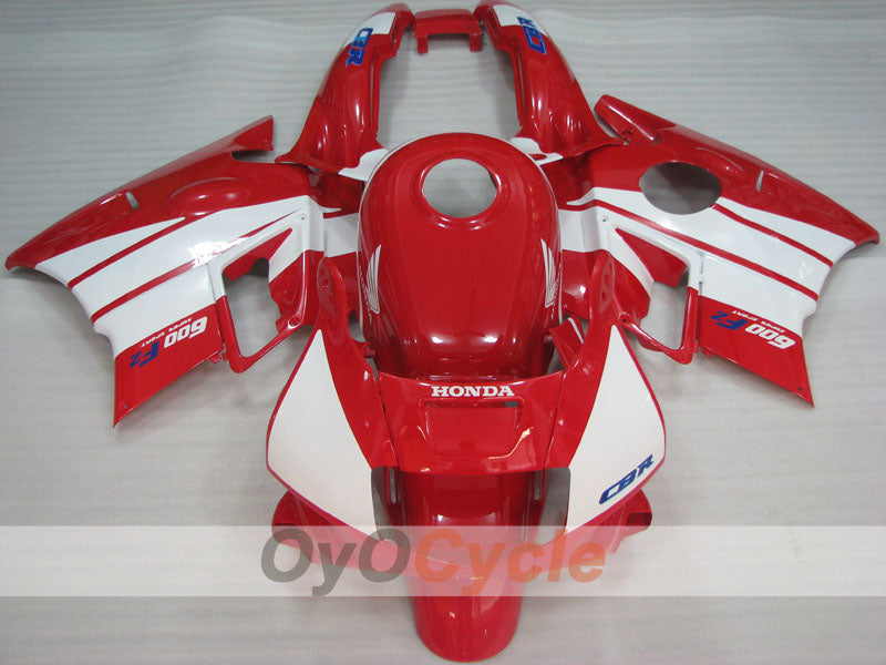 Carenado para Honda CBR600 F2 91-94 - Rojo, Blanco - Estilo de fábrica #OYO87904766