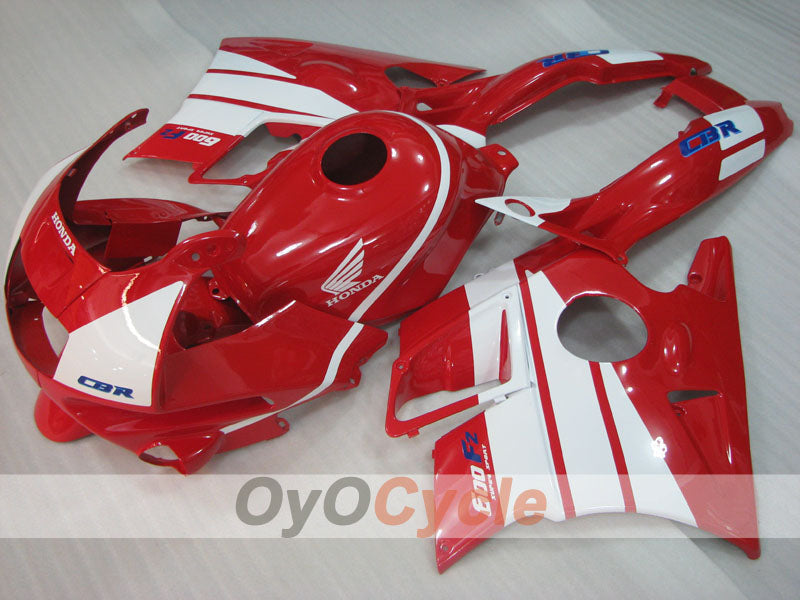 Carenado para Honda CBR600 F2 91-94 - Rojo, Blanco - Estilo de fábrica #OYO87904766 Imagen secundaria del producto