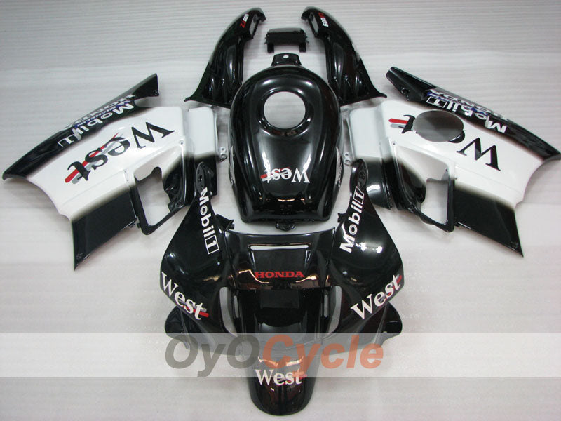 Carenado para Honda CBR600 F2 91-94 - Blanco, Negro - West #OYO87904769 Imagen secundaria del producto