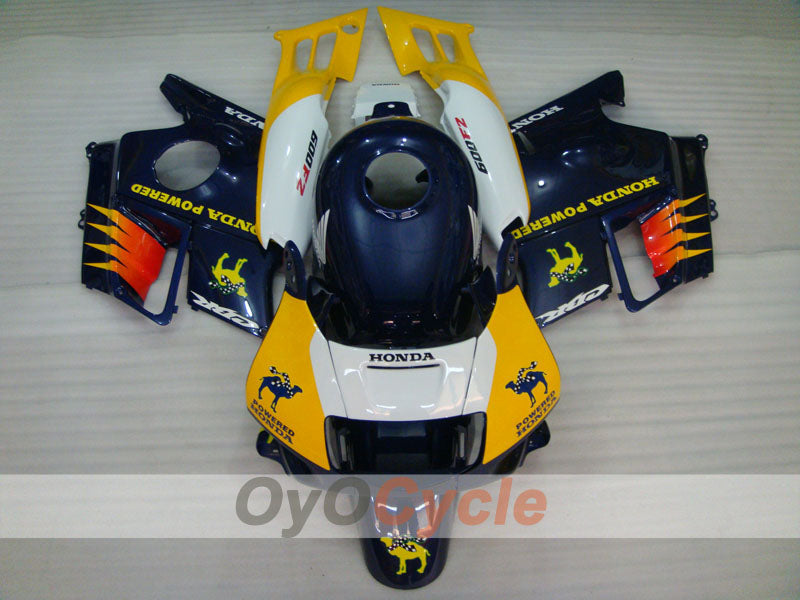 Kit de carenado para Honda CBR600 F2 91-94 - Amarillo, Morado - Camel #OYO87904770