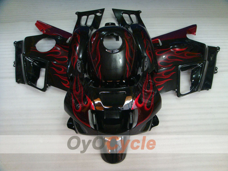 Kit de carenado para Honda CBR600 F2 91-94 - Rojo, Negro - Llama #OYO87904771 Imagen secundaria del producto