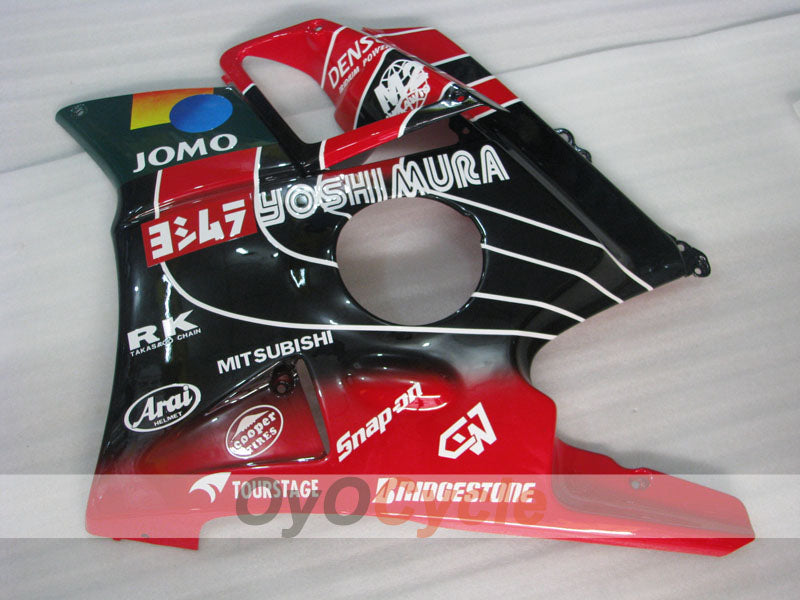 Kit de carenado para Honda CBR600 F2 91-94 - Rojo, Negro - JOMO #OYO87904772