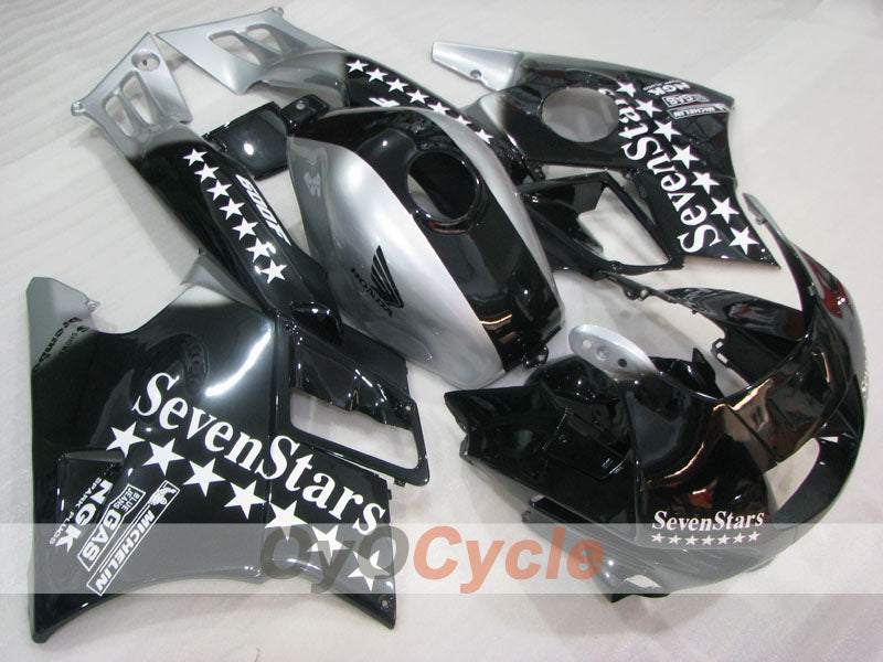 Carenado para Honda CBR600 F2 (91-94) - Negro, Plata - SevenStars #OYO87904776 Imagen principal del producto