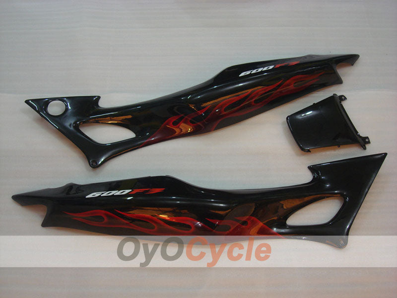 Kit de carenado por inyección para CBR600F3 97-98 - Rojo, Negro - Llama #OYO87904799