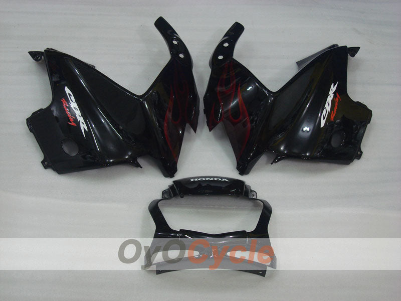 Kit de carenado por inyección para CBR600F3 97-98 - Rojo, Negro - Llama #OYO87904799