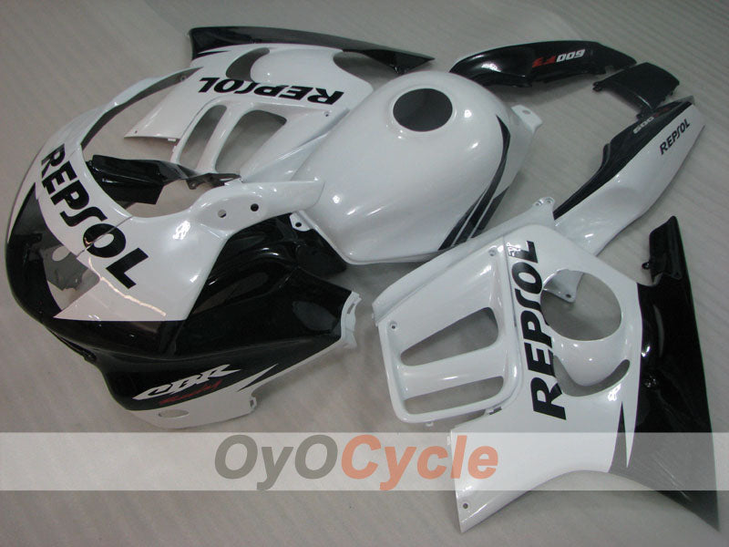 Kit de carenado por inyección para CBR600F3 97-98 - Blanco, Negro - Repsol #OYO87904801 Imagen principal del producto