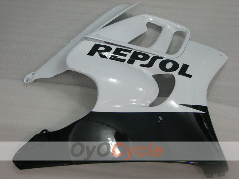 Kit de carenado por inyección para CBR600F3 97-98 - Blanco, Negro - Repsol #OYO87904801