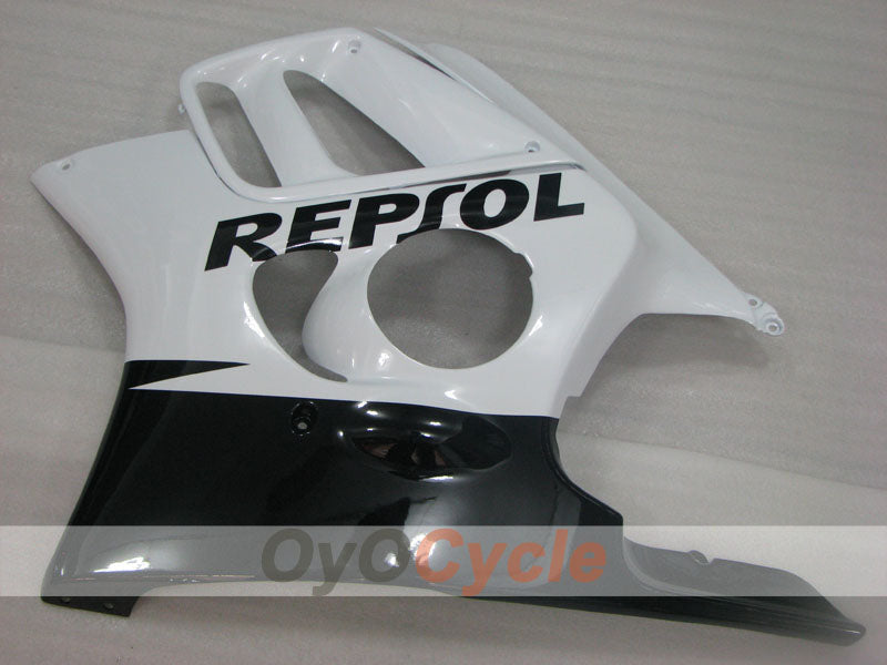 Kit de carenado por inyección para CBR600F3 97-98 - Blanco, Negro - Repsol #OYO87904801