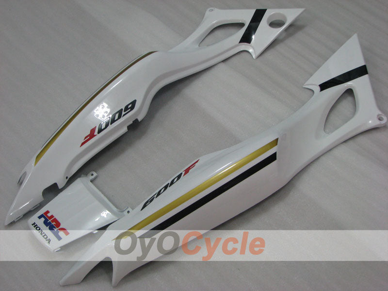Kit de carenado por inyección para CBR600F3 97-98 - Blanco, Negro - PlayBoy #OYO87904802