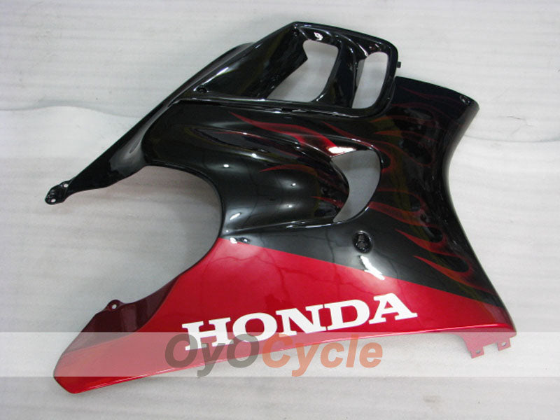 Kit de carenado por inyección para CBR600F3 97-98 - Rojo, Negro - Llama #OYO87900066