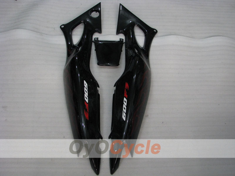 Carenado de inyección para CBR600F3 95-96 - Rojo, Negro - Llama #OYO87900018