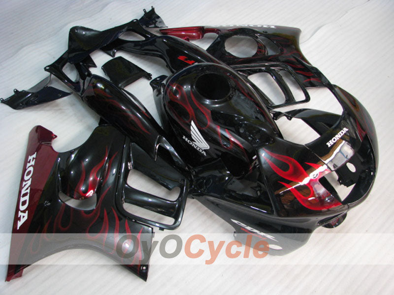 Carenado de inyección para CBR600F3 95-96 - Rojo, Negro - Llama #OYO87900018 Imagen principal del producto