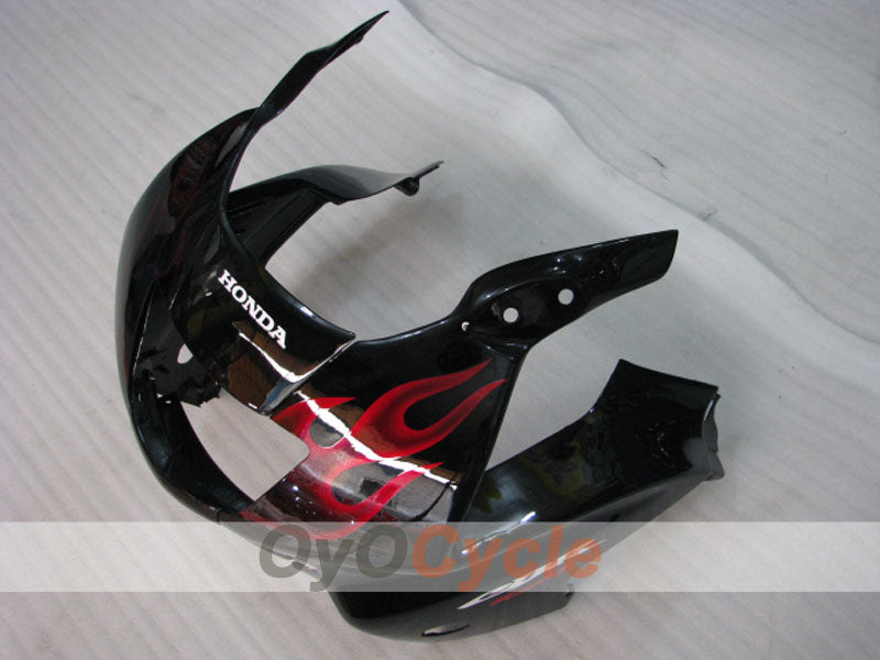 Kit de carenado por inyección para CBR600F3 97-98 - Rojo, Negro - Llama #OYO87900066