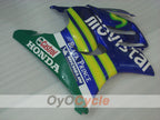 Kit de carenado de inyección para CBR600F3 95-96 - Amarillo, Azul - Castrol, Movistar #OYO87900023