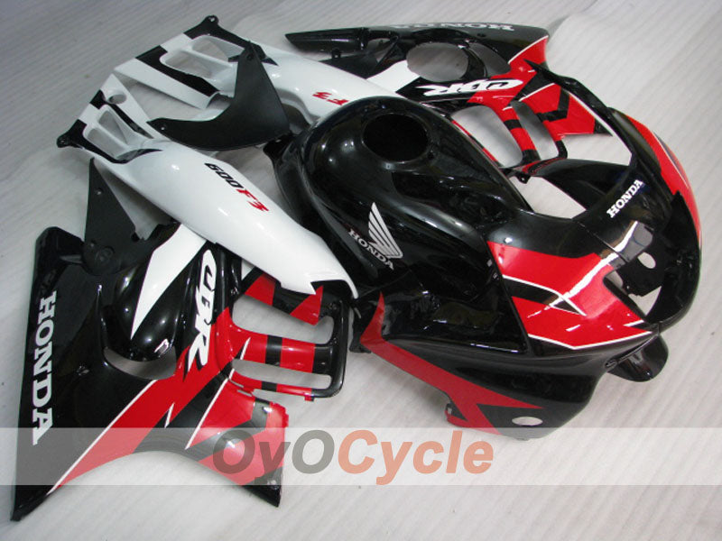 Kit de carenado por inyección para CBR600F3 95-96 - Rojo, Negro - Estilo de fábrica #OYO87900025 Imagen principal del producto