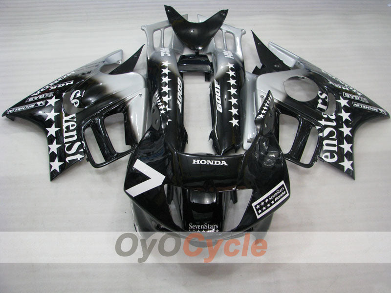 Carenado de inyección para CBR600F3 97-98 - Negro, Gris - SevenStars #OYO87900102