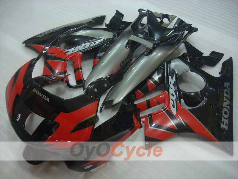 Kit de carenado de inyección para CBR600F3 95-96 - Rojo, Negro - Estilo de fábrica #OYO87902763