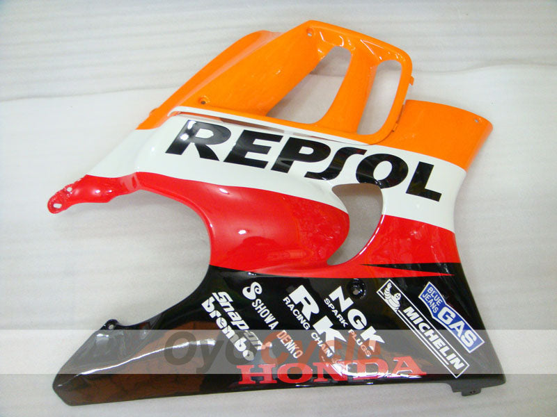 Carenado de inyección para CBR600F3 97-98 - Naranja, Negro - Repsol #OYO87900098