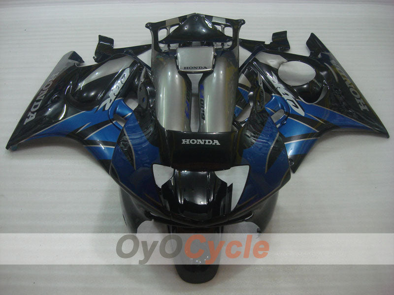 Kit de carenado por inyección para CBR600F3 97-98 - Azul, Negro - Estilo de fábrica #OYO87902778