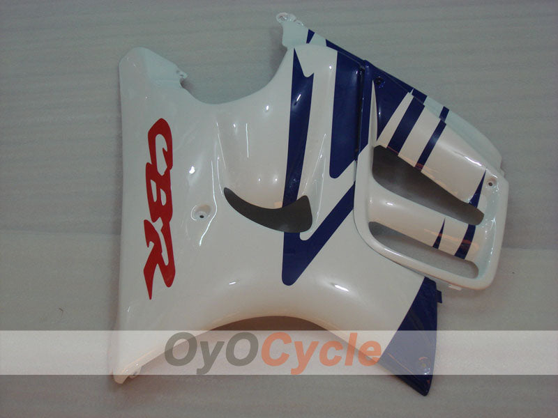 Kit de carenado por inyección para CBR600F3 97-98 - Azul, Blanco - Estilo de fábrica #OYO87904818