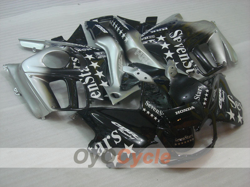 Kit de carenado por inyección para CBR600F3 95-96 - Negro, Plata - SevenStars #OYO87904797 Imagen principal del producto