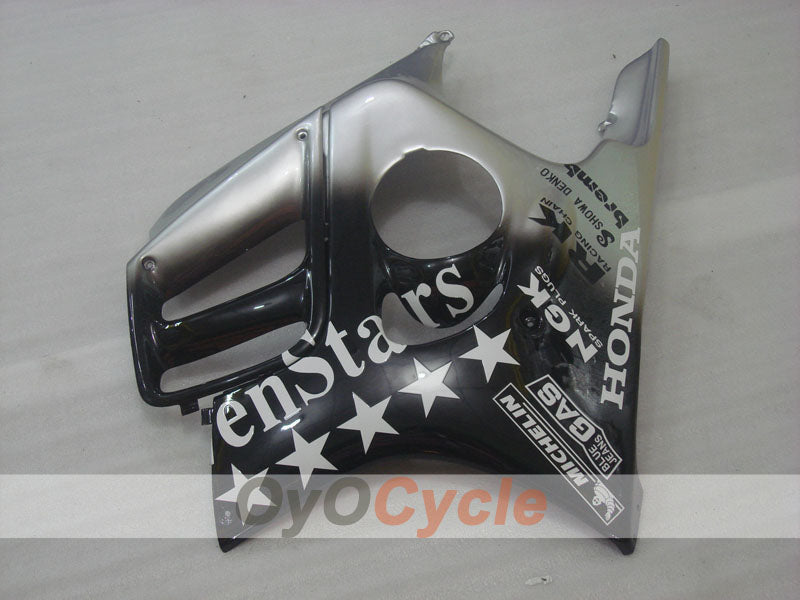 Kit de carenado por inyección para CBR600F3 95-96 - Negro, Plata - SevenStars #OYO87904797