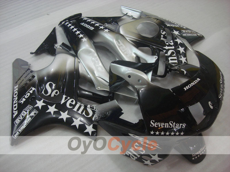 Kit de carenado de inyección para CBR600F3 97-98 - Negro, Gris - SevenStars #OYO87904819 Imagen principal del producto