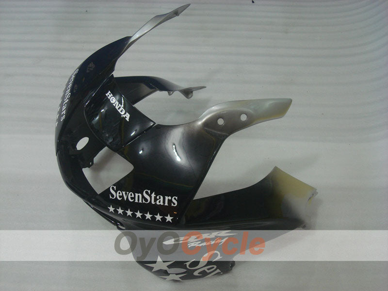 Kit de carenado por inyección para CBR600F3 95-96 - Negro, Plata - SevenStars #OYO87904797