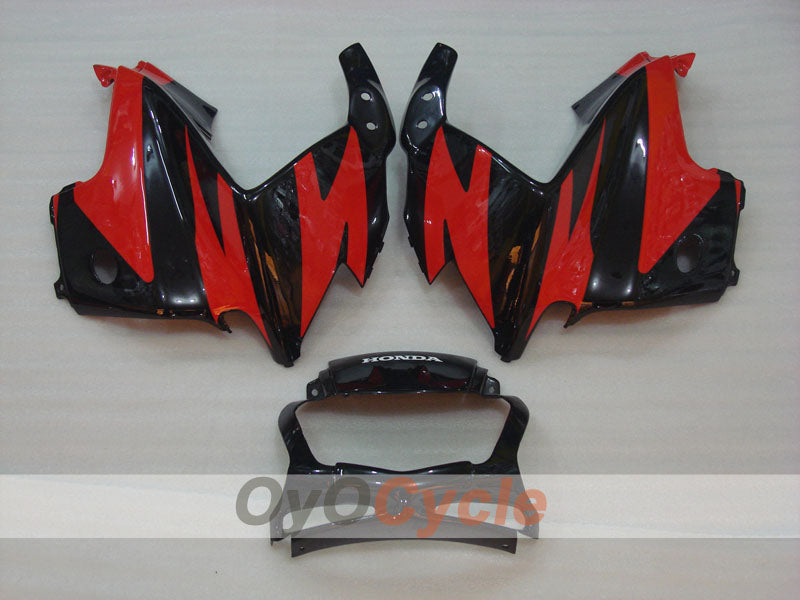 Carenado inyectado para CBR600F3 97-98 - Rojo, Negro - Estilo de fábrica #OYO87904820