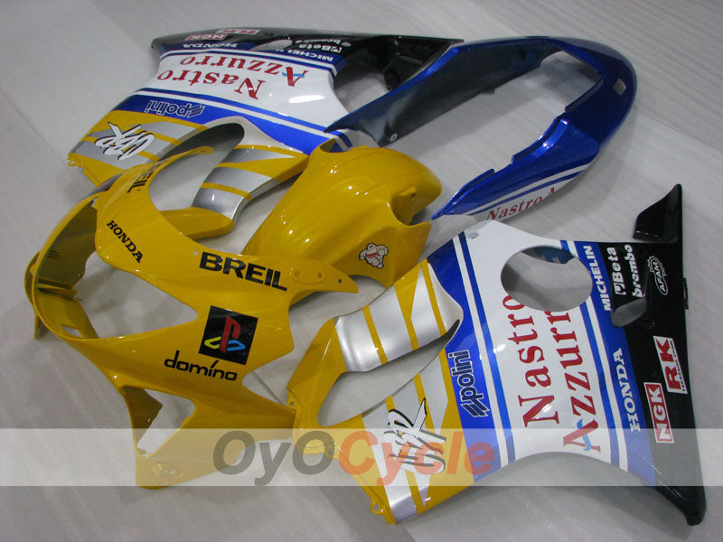 Kit de carenado inyectado para CBR600F4 99-00 - Amarillo, Blanco, Negro - Nastro Azzurro #OYO87904823 Imagen principal del producto