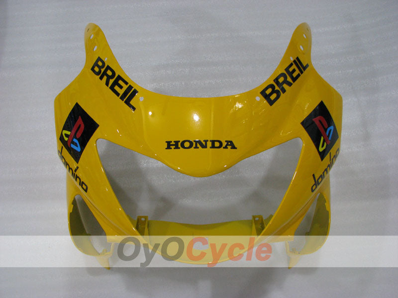 Kit de carenado inyectado para CBR600F4 99-00 - Amarillo, Blanco, Negro - Nastro Azzurro #OYO87904823