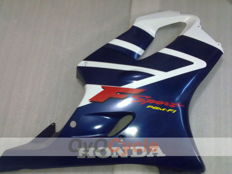 Kit de carenado por inyección para CBR600F4 99-00 - Azul, Blanco - Estilo de fábrica, Personalizar #OYO87904825