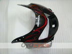 Kit de carenado por inyección para CBR600F4 99-00 - Rojo, Negro - Llama #OYO87900110