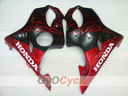 Kit de carenado por inyección para CBR600F4 99-00 - Rojo, Negro - Llama #OYO87900110