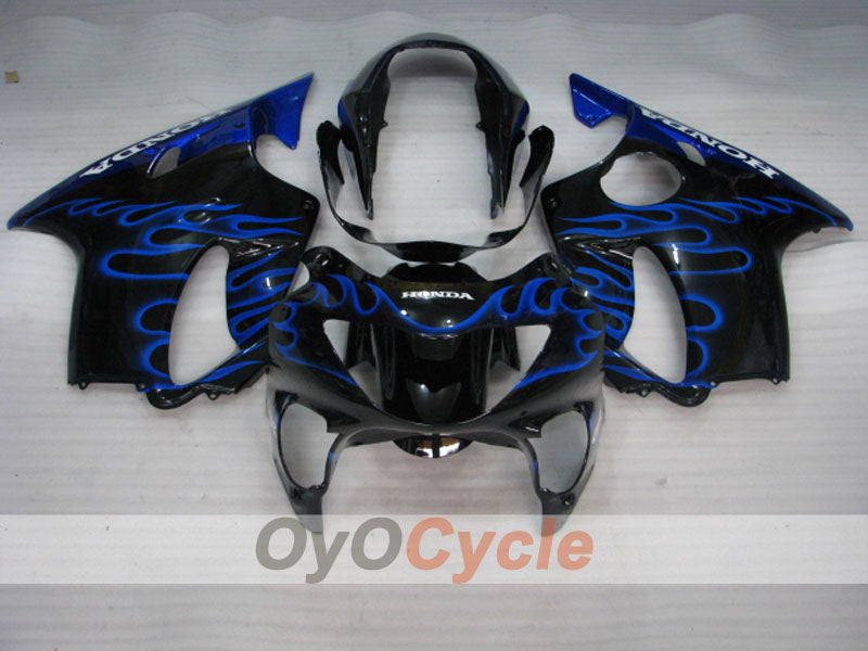 Kit de carenado por inyección para CBR600F4 99-00 - Azul, Negro - Llama #OYO87900111