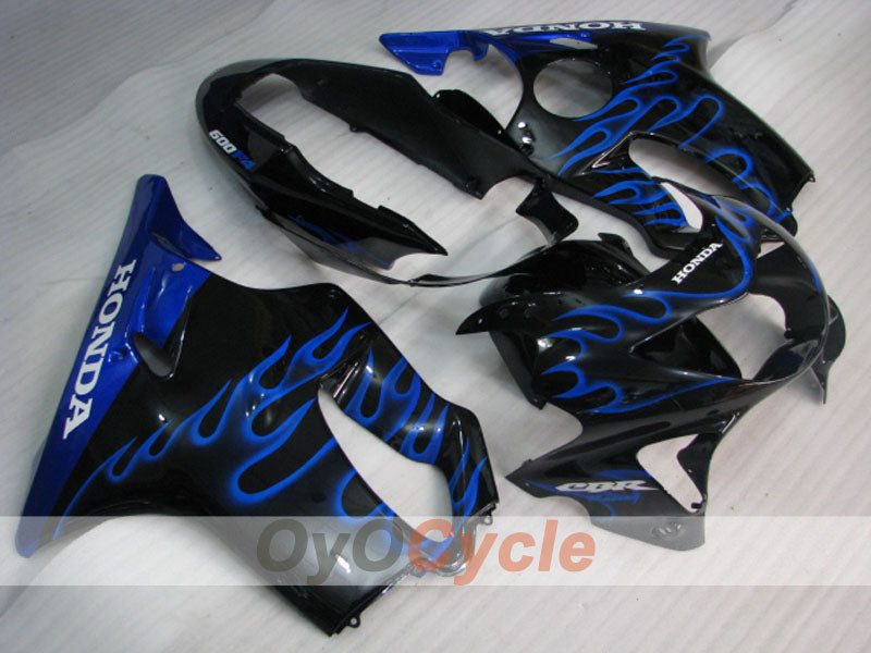 Kit de carenado por inyección para CBR600F4 99-00 - Azul, Negro - Llama #OYO87900111 Imagen principal del producto