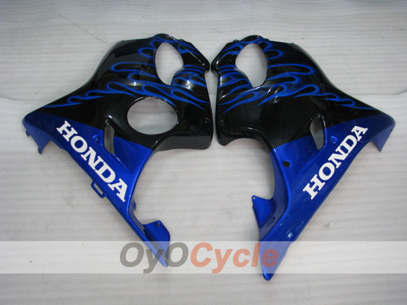 Kit de carenado por inyección para CBR600F4 99-00 - Azul, Negro - Llama #OYO87900111