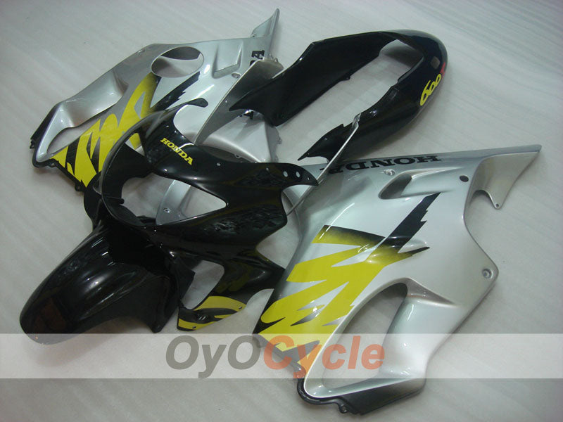 Carenado inyectado para CBR600F4 99-00 - Negro, Plata - Estilo de fábrica #OYO87900119 Imagen secundaria del producto