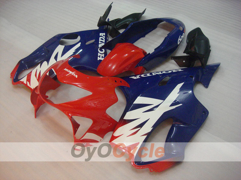 Kit de carenado por inyección para CBR600F4 99-00 - Rojo, Azul - Estilo de fábrica #OYO87900122
