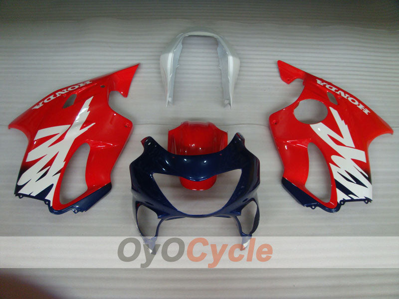 Kit de carenado de inyección para CBR600F4 99-00 - Rojo - Estilo de fábrica #OYO87900123
