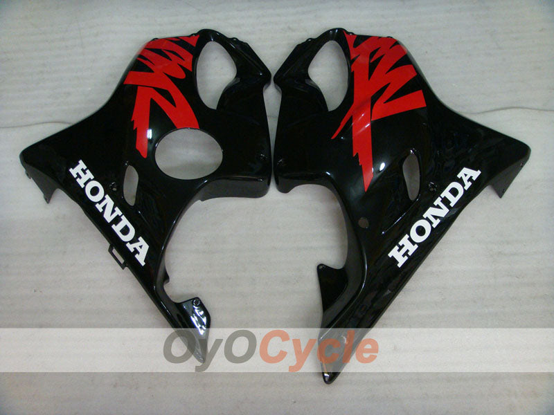 Kit de carenado inyectado para CBR600F4 99-00 - Negro - Estilo de fábrica #OYO87900125