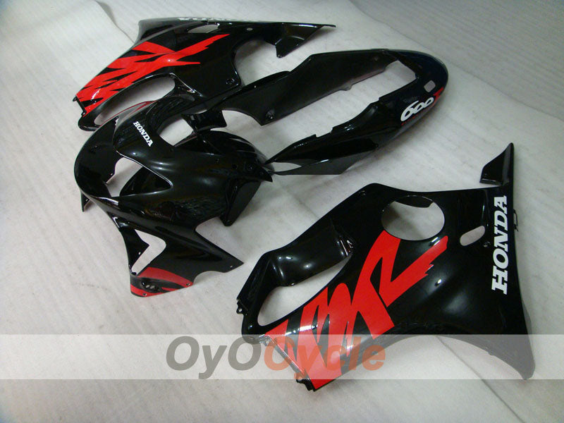 Kit de carenado inyectado para CBR600F4 99-00 - Negro - Estilo de fábrica #OYO87900125