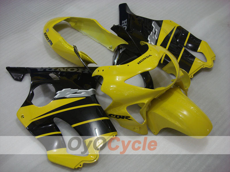Kit de carenado por inyección para CBR600F4 99-00 - Amarillo, Negro - Estilo de fábrica #OYO87900126 Imagen principal del producto