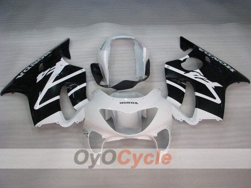 Kit de carenado de inyección para CBR600F4 99-00 - Blanco, Negro - Estilo de fábrica #OYO87900129 Imagen secundaria del producto
