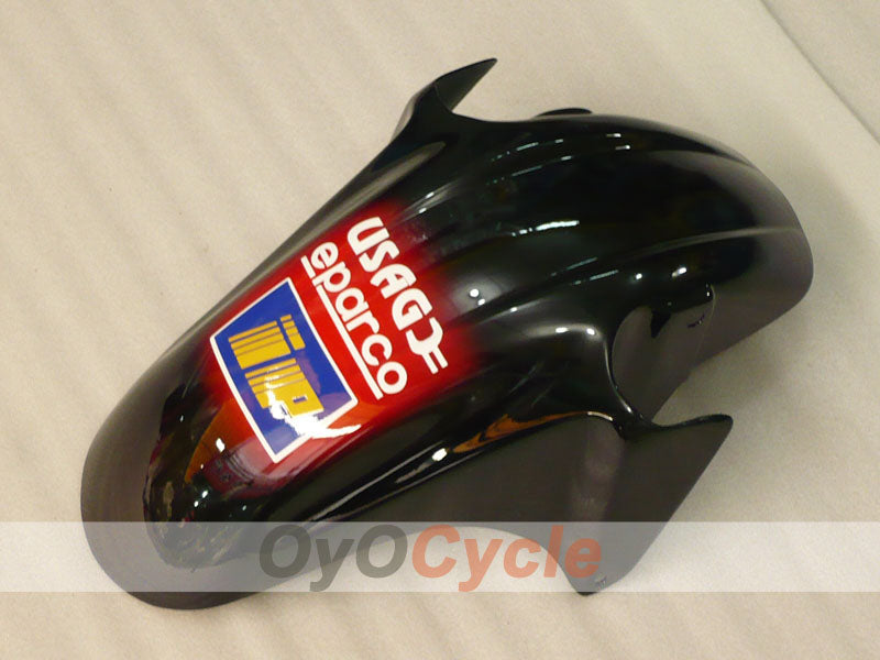 Kit de carenado por inyección para CBR600F4 99-00 - Rojo, Negro - DUNLOP, Play Station #OYO87900138