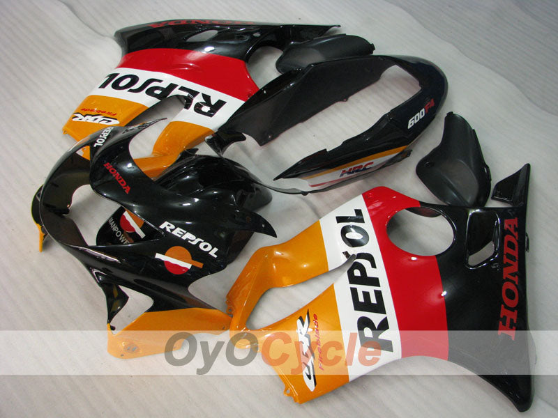 Kit de carenado por inyección para CBR600F4 99-00 - Rojo, Negro - Repsol #OYO87900140 Imagen secundaria del producto